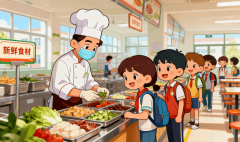 致食堂根本设备扶植畅后、食材取餐质量量参差